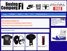 Tablet Screenshot of boxingcompany.fi